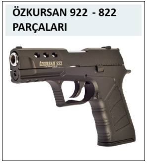 ÖZKURSAN 922 - 822 PARÇALARI